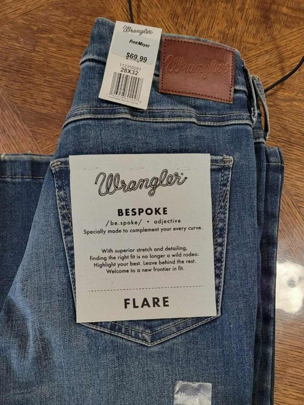 NWT ladies flare jeans